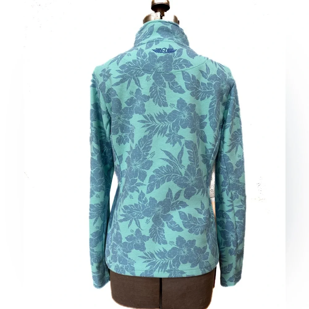 WOMEN'S STRAIGHT DOWN PARADISE
JACKET Full Zip, Close Fit, Aqua Blues and Greens - Picture 6 of 11